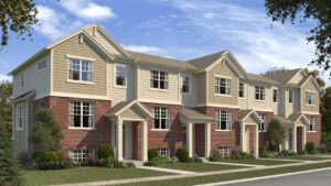 Park Ridge Place, a gated community of 16 townhomes in Park Ridge by Lexington Homes.