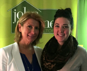 Joan Bernstein, director of career development, and Kate Shields, broker at john greene Realtor.