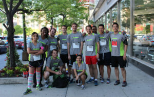 Pangea's team regularly holds social events outside of the office and recently participated in the J.P. Morgan Corporate Challenge.