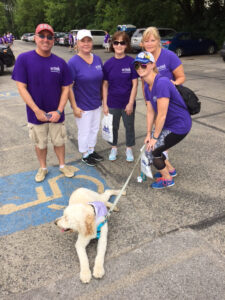 RMK staff joined its residents for Naperville's Pancreatic Cancer Awareness Walk.