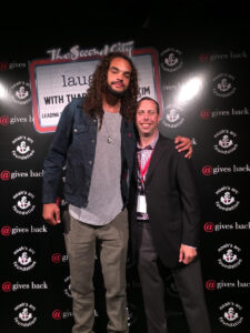 More than 150 guests attended the @Gives Back Laugh-Off fundraiser on September 14, including Chicago Bull’s center Joakim Noah and Ben Niernberg, executive vice president of business development and operations at Proper Title. The event, hosted by @Properties and sponsored by Proper Title, raised funds for the Noah’s Arc Foundation, in addition to Proper Giving, a charitable program created by Proper Title to raise proceeds for Ann & Robert H. Lurie Children’s Hospital of Chicago.