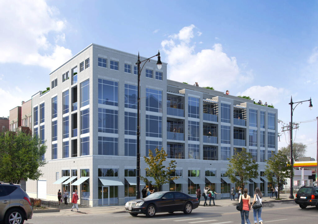 Sedgwick Properties is set to deliver 1545 W. North Ave, a 30-unit luxury apartment building in East Wicker Park, in the spring.