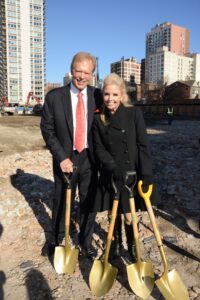 Steve and Randy Fifield at The Sinclair groundbreaking.