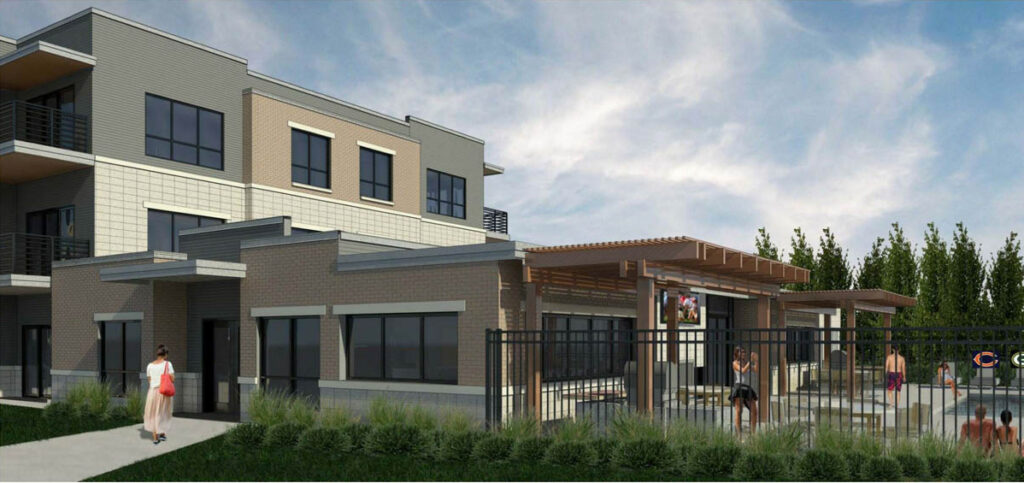 Watermark at the Grove, a luxury rental community in Elgin, Ill., is the latest in a string of general contracting projects awarded to Kinzie Real Estate Group.