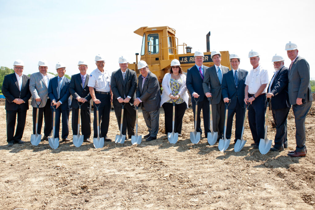 M&R Development has broken ground on The Residences at Hamilton Lakes, a 297-unit luxury rental community adjacent to the Hamilton Lakes Business Park in Itasca, Ill. Pictured at the May 24 groundbreaking ceremony are the M&R Development executive team, project partners and officials from the Village of Itasca.