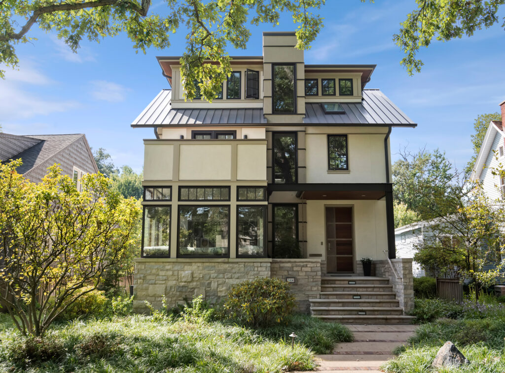 This 1908 home on Chicago's North Shore was recently remodeled by Morgante Wilson Architects.