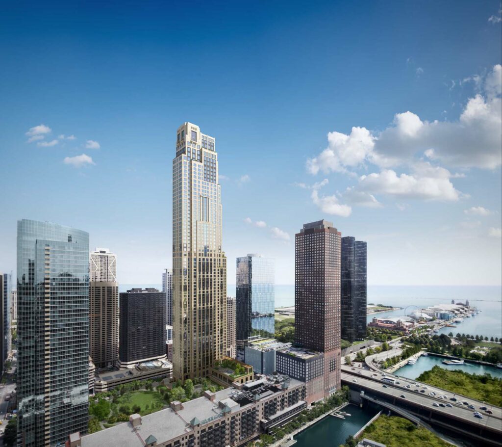 Designed by Robert A.M. Stern Architects, One Bennett Park will include 69 ultra-luxury condominiums and 279 apartments adjacent to a 1.7-acre park by Michael Van Valkenburgh Associates Inc.