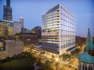 625 West Adams, a 20-story office tower in Chicago’s West Loop, being developed by CA Office and White Oak Realty, is scheduled to deliver in 2018.