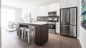 Luxury Living Chicago Realty has welcomed first residents and opened two decorated models at MODE in Chicago's Logan Square neighborhood.