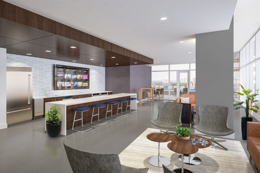 Two Twelve Clayton raises the bar on rental living in Clayton, Mo., with five-star building amenities.