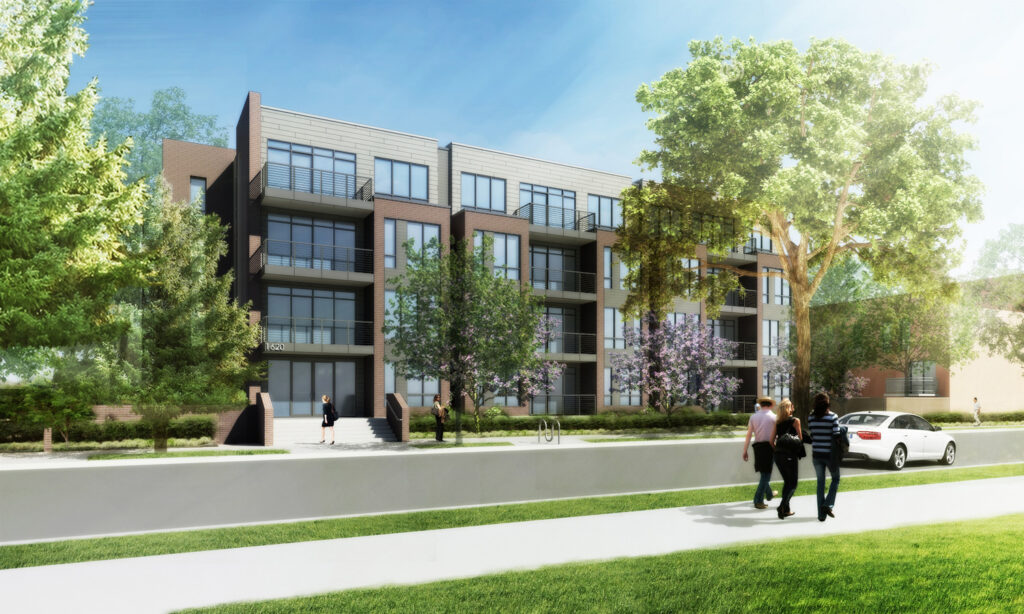 1620 Central is a new four-story, 47-unit luxury apartment building in Evanston's Central Street corridor near public transit, shopping and restaurants.