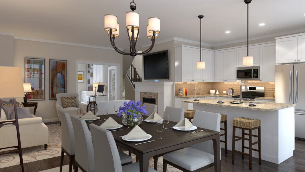 Lexington Homes offers a number of highly upgraded homes ready for immediate move-in at Lexington Crossing, a new community of 54 townhomes in Rolling Meadows.
