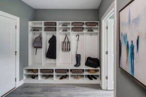 All four single-family home plans at Lexington Towne at Arlington Heights feature a mudroom, providing families with extra space for storage and organization.