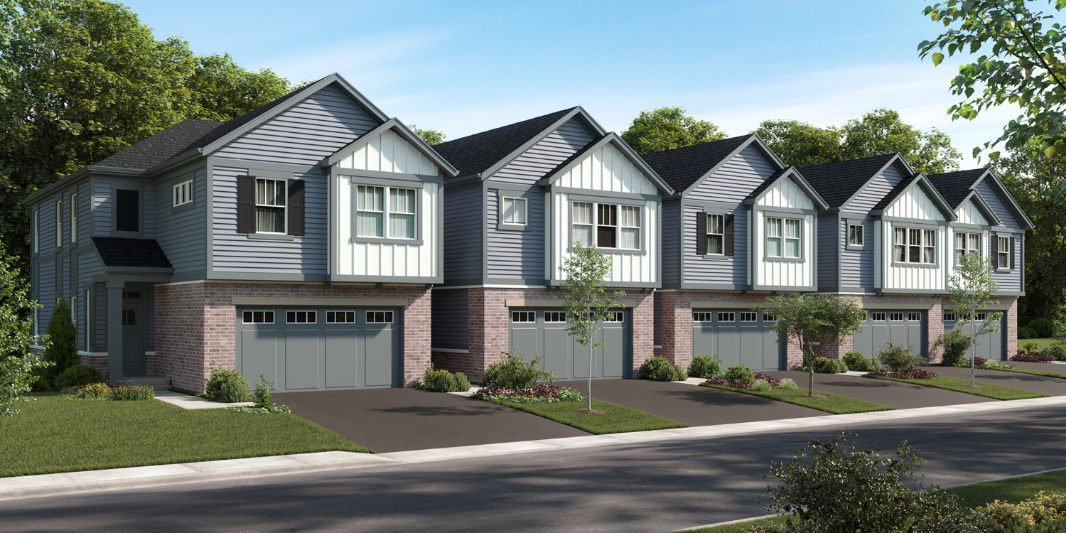 PreSales Start at Lexington Trace Townhome Community in WestSuburban Warrenville, Ill