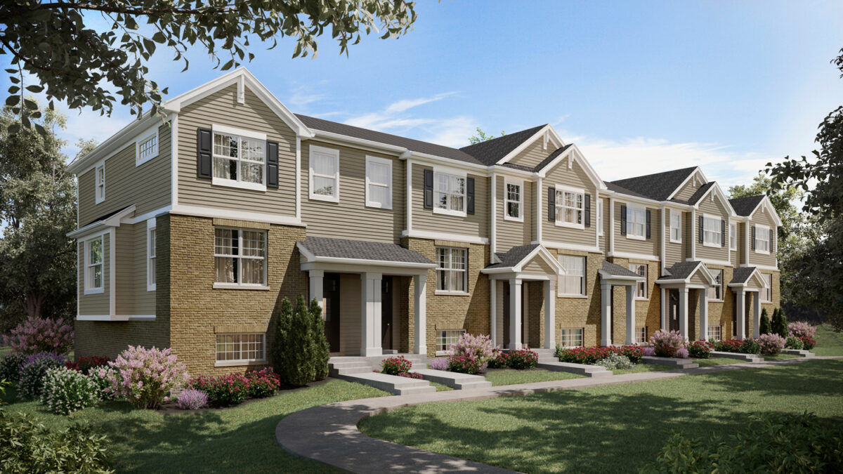 Lexington Homes Starts Sales for 64 Townhomes at Timberleaf in Roselle