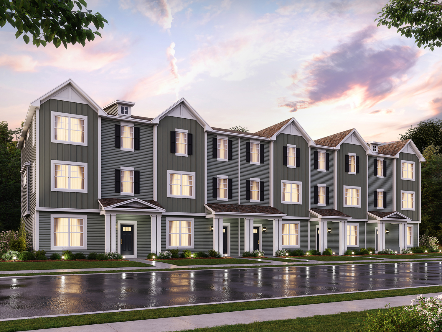M/I Homes Celebrates Model Townhome Groundbreaking at Tribeca, a New
