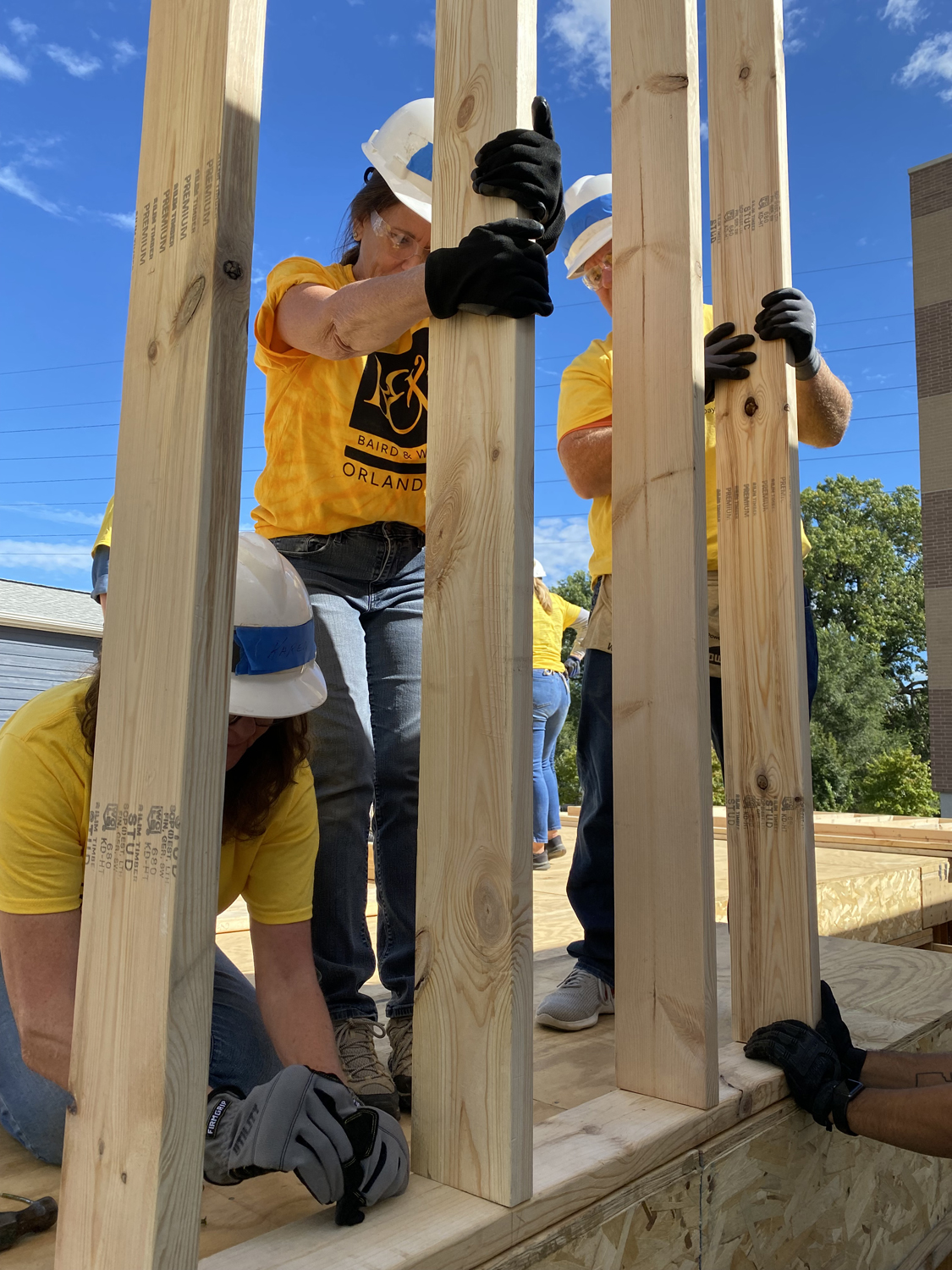 Baird & Warner Agents and Employees Help Advance Construction of Four Habitat for Humanity Homes